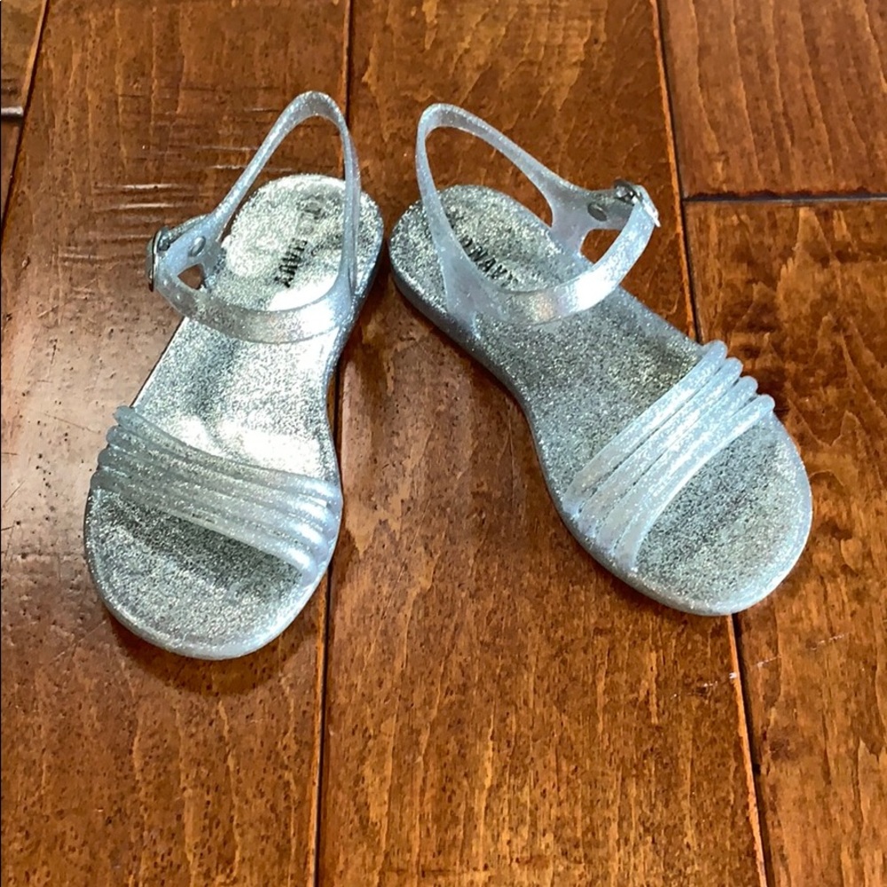 Glitter Jelly Sandals